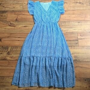 Angashion Women’s Summer Tiered Maxi Dress